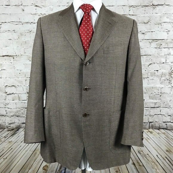 Canali Other - Men’s Canali Three Button Sport Coat Size 42R Silk